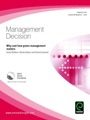 cover image of Management Decision, Volume 47, Issue 7